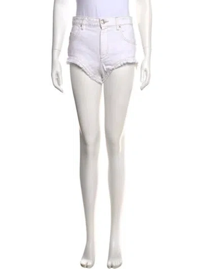 Pre-owned Isabel Marant Mini Shorts In White