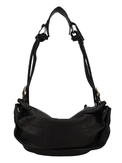 Isabel Marant Mini Shoulder Bag Crafted From Premium Lamb Leather In White
