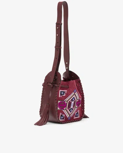 Isabel Marant Mini Silao Bag In Red
