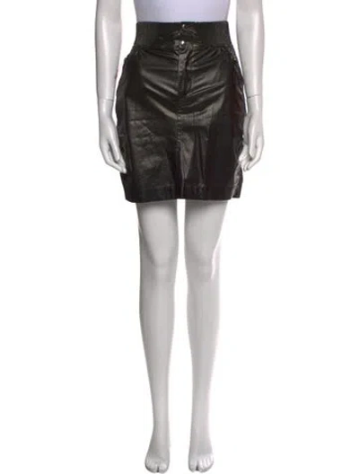 Pre-owned Isabel Marant Mini Skirt In Black