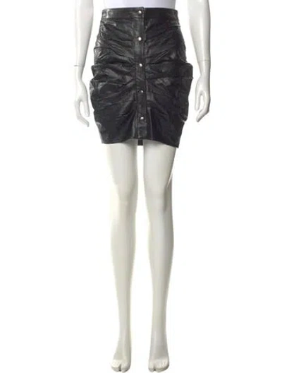 Pre-owned Isabel Marant Mini Skirt In Black