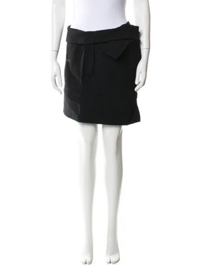 Pre-owned Isabel Marant Mini Skirt In Black