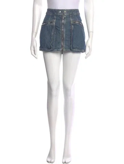 Pre-owned Isabel Marant Mini Skirt In Blue