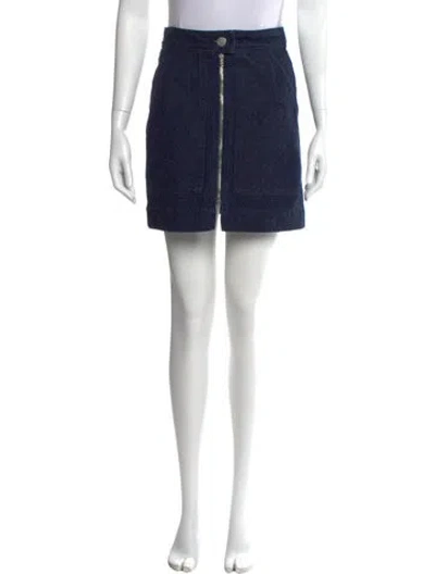 Pre-owned Isabel Marant Mini Skirt In Blue