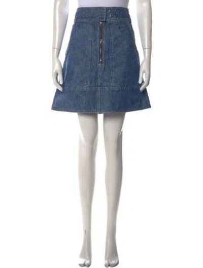 Pre-owned Isabel Marant Mini Skirt In Blue