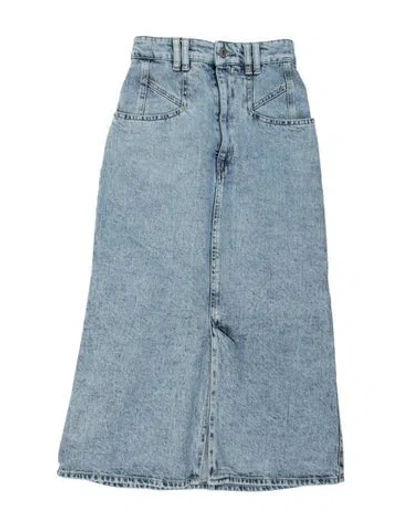 Pre-owned Isabel Marant Mini Skirt In Blue
