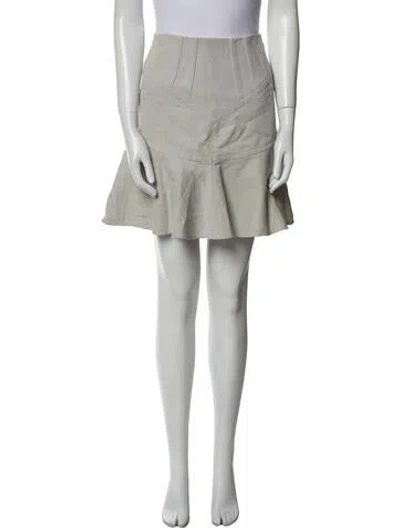 Pre-owned Isabel Marant Mini Skirt In Gray