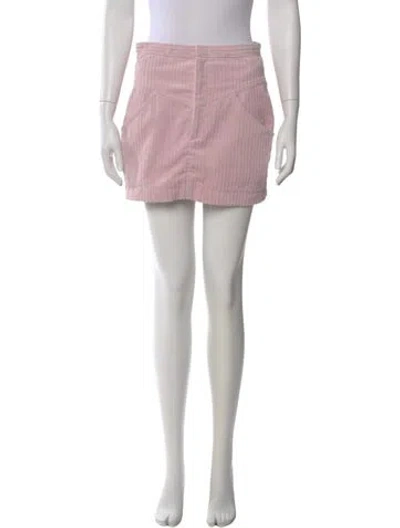 Pre-owned Isabel Marant Mini Skirt In Pink