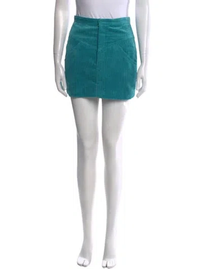 Pre-owned Isabel Marant Mini Skirt W/ Tags In Blue