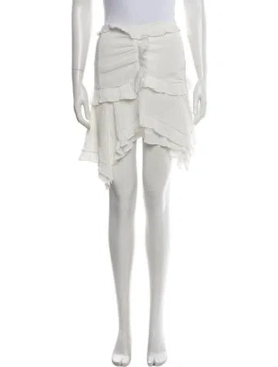 Pre-owned Isabel Marant Mini Skirt W/ Tags In White