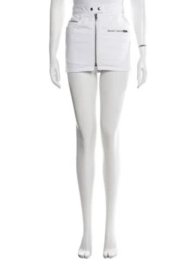 Pre-owned Isabel Marant Mini Skirt In White