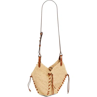 Isabel Marant Mini Tampa Woven Raffia Shoulder Bag
