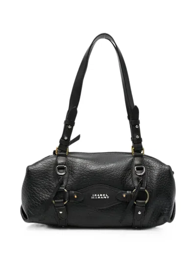 Isabel Marant Mini Tilpa Bubble-leather Shoulder Bag In Blue