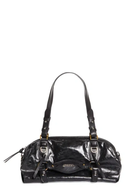 Isabel Marant Mini Tilpa Leather Bag In Blue