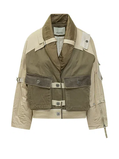 Isabel Marant Mini Utility Jacket With Straps In Multi