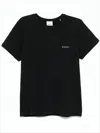 Isabel Marant Minimalist Black Cotton Short-sleeve T-shirt In Black