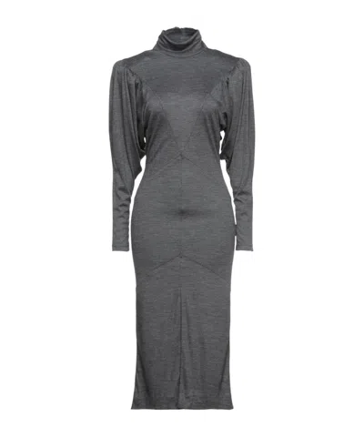 Isabel Marant Midi Dresses In Steel Grey