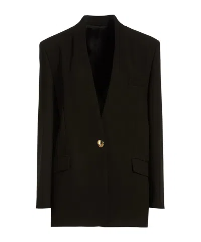 Isabel Marant Minimalist Single-breasted Blazer In Black