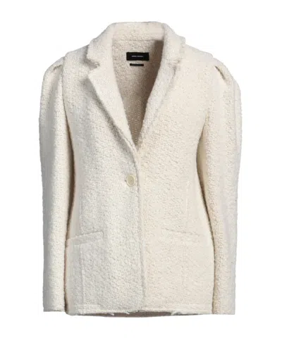 Isabel Marant Minimalist Single-breasted Blazer In White