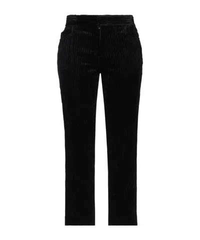 Isabel Marant Minimalist Straight-leg Long Pants In Black