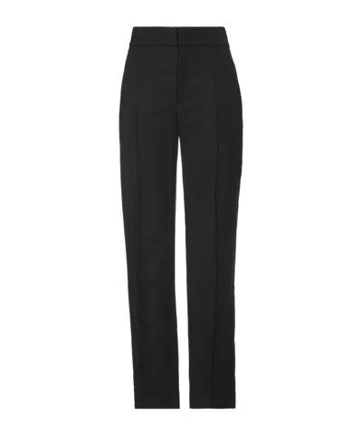 Isabel Marant Minimalist Straightleg Trousers In Black