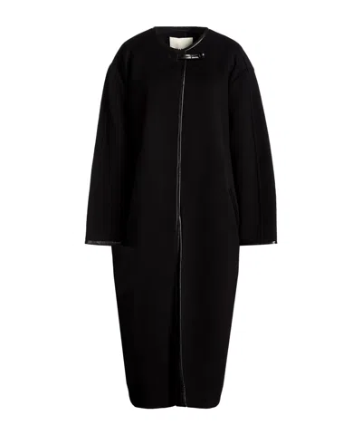 Isabel Marant Minimalist Versatile Long Coat In Black