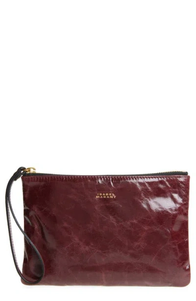 Isabel Marant Mino Leather Pouch Clutch