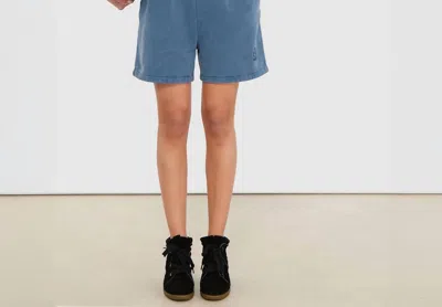 Isabel Marant Miranae Short In Indigo In Blue
