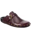 Isabel Marant Mirvin Leather Clog In Multi