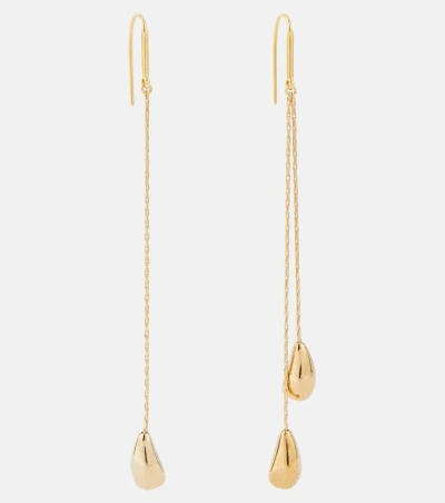 Isabel Marant Mismatched Pendant Earrings In Gold