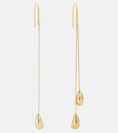 Isabel Marant Mismatched Pendant Earrings In Yellow