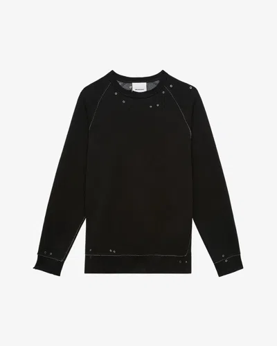 Isabel Marant Mitchell Sweatshirt In Black