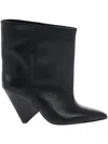 Isabel Marant Woman Ankle Boots Black Size 5 Calfskin In Schwarz