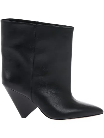 Isabel Marant Miyako Leather Ankle Boots In Black