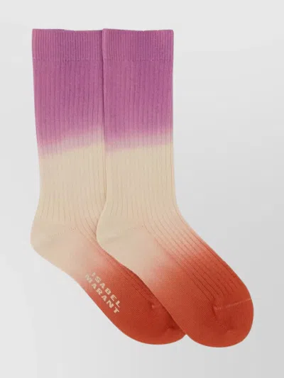 ISABEL MARANT "MIZIA" MID-CALF RIBBED SOCKS