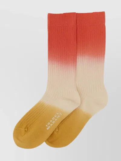 ISABEL MARANT "MIZIA" MID-CALF RIBBED SOCKS