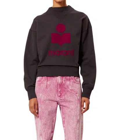 Isabel Marant Moby Sweatshirt In Faded Night