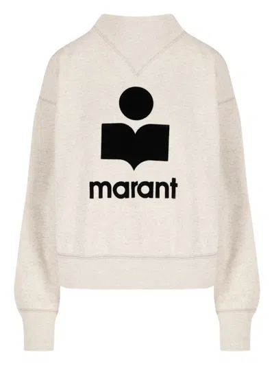 Isabel Marant Moby Sweatshirt In Neutral