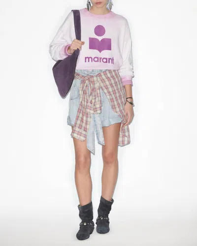 Isabel Marant Mobyli Sweatshirt In Lilac