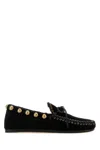Isabel Marant Fitza Loafers Bow Studs Flat Sole In Black