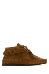 Isabel Marant Camel Suede Felsa Lace-up Shoes In Brown