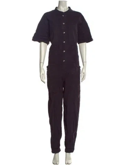 Pre-owned Isabel Marant Mock Neck Jumpsuit In Gray