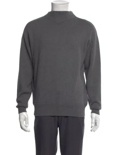 Pre-owned Isabel Marant Mock Neck Long Sleeve Pullover In Gray