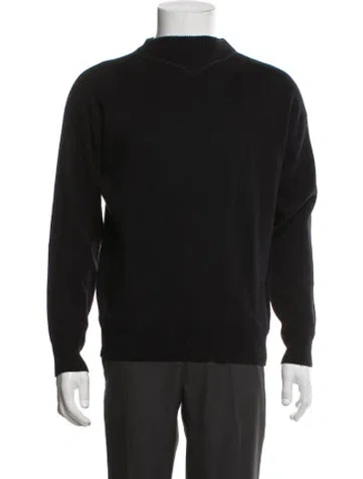 Pre-owned Isabel Marant Mock Neck Long Sleeve Pullover In Grey/metallic