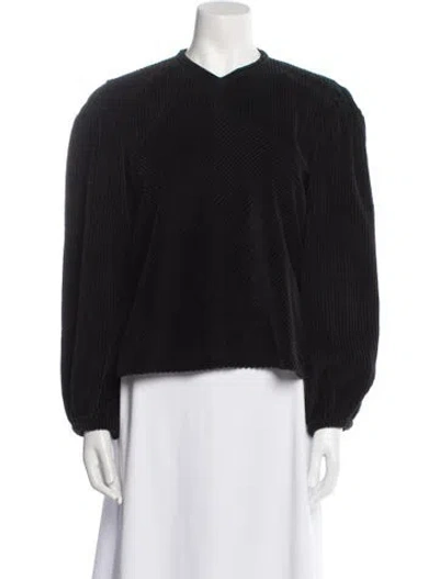 Pre-owned Isabel Marant Mock Neck Long Sleeve Sweatshirt In Black