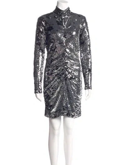 Pre-owned Isabel Marant Mock Neck Mini Dress W/ Tags