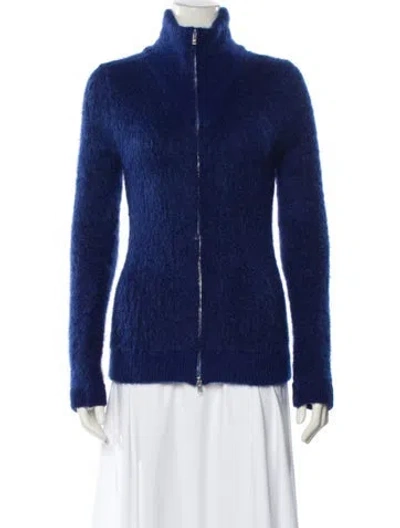 Pre-owned Isabel Marant Mock Neck Sweater In Blue
