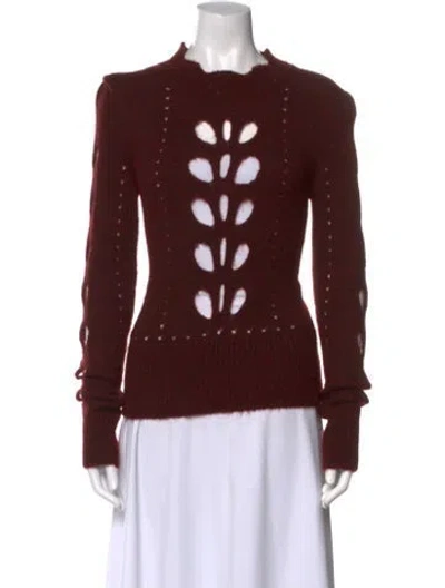 Pre-owned Isabel Marant Mock Neck Sweater In Brown