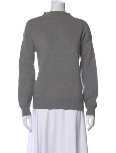 Pre-owned Isabel Marant Mock Neck Sweater In Gray