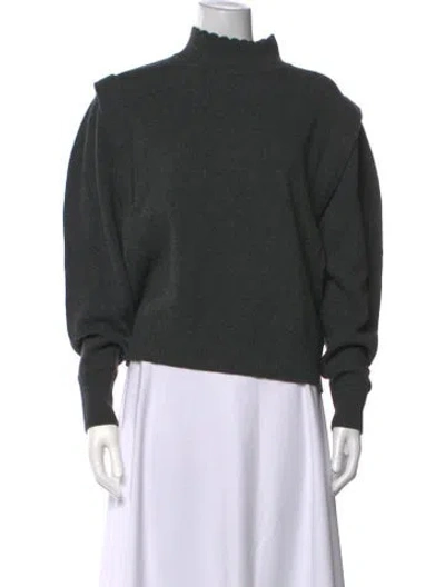 Pre-owned Isabel Marant Mock Neck Sweater In Grey
